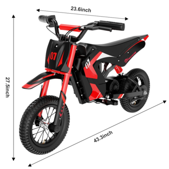 Evercross E-crossmotor 12 inch 250 Watt